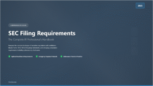SEC Filing Requirements